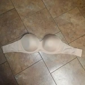Wacoal 36H beige Strapless Underwire Bra Lingerie